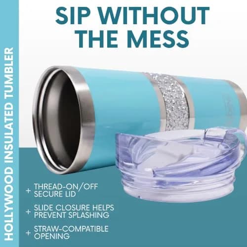 MyBevi Hollywood Insulated Tumbler 591ml (20oz) | Keeps Drinks Hot or Cold for Hours thumbnail 5