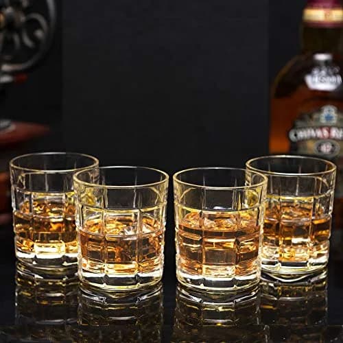 KANARS Crystal Glass Whiskey Tumbler 10 Oz | Lead-Free Crystal, Elegant & Durable thumbnail 4