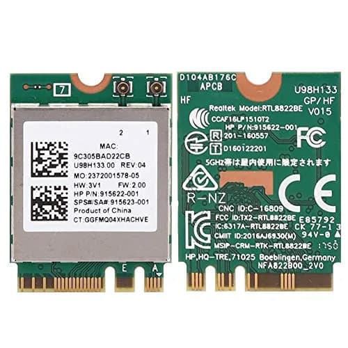 ASHATA RTL8822BE M.2 Network Card with Bluetooth 4.2 | 867Mbps Dual-Band WiFi for Windows 7/8/10 thumbnail 6