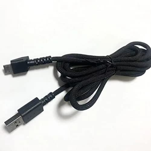 LZYDD USB Charging Cable for Razer Gaming Mice 1.8m (6ft) | Braided, Micro USB to USB-A - main product image