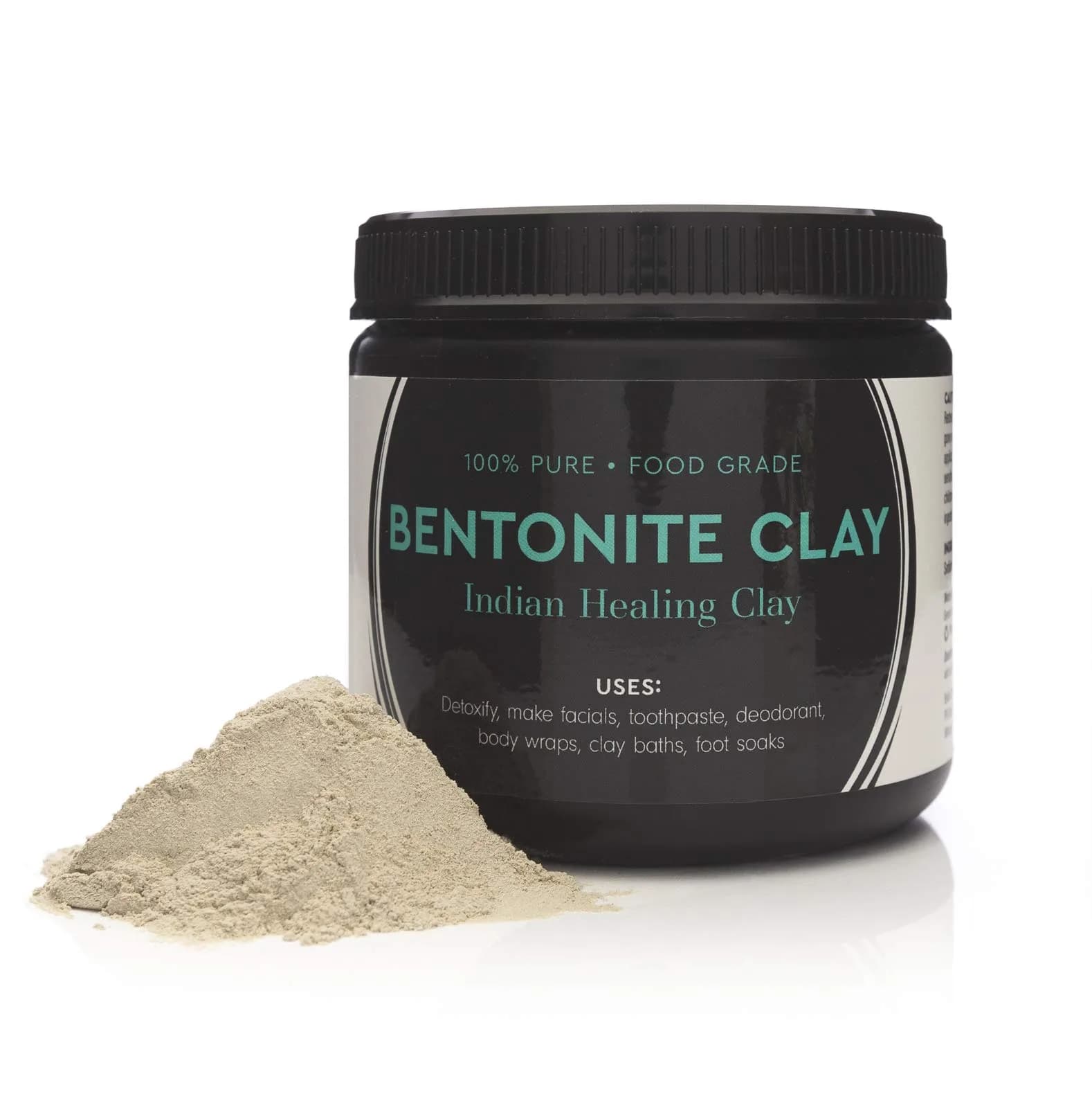 Belle Chemical Sodium Bentonite Clay Powder 454 g (1 lb) | USP-Grade for Masks & Detox - main product image