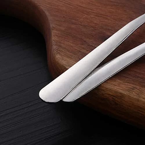 QOBIMOON 12-Piece Stainless Steel Teaspoon Set | Durable, Dishwasher Safe, 14.9 cm | Silver thumbnail 6