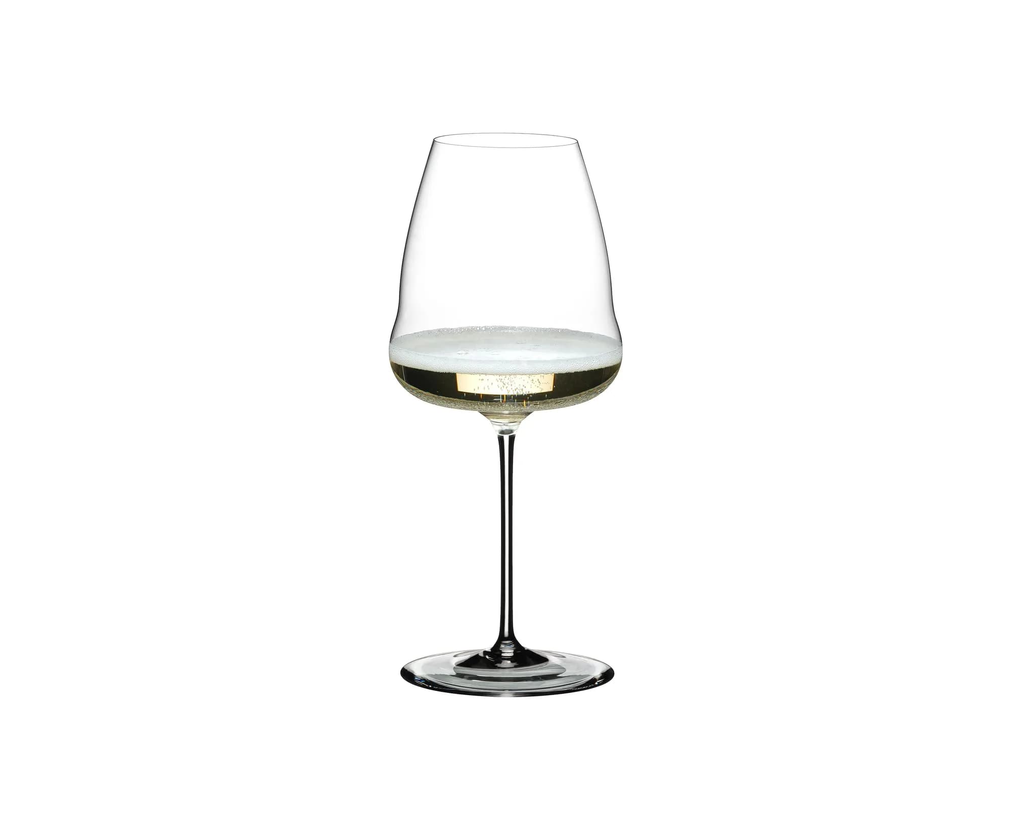 Riedel Winewings Champagne Wine Glass 125ml | Flat Wing Design for Aromatic Intensity