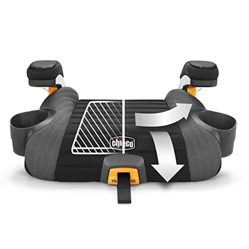 Chicco GoFit Plus Backless Booster Car Seat with Latch, 40-110 lbs, 2.69 kg (5.5 lb) | Pink Vivaci thumbnail 3