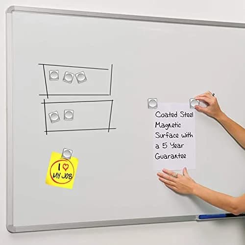 Thimmamma Magnetic Clips 1.5 inch | Heavy Duty Metal Clips for Whiteboard & Fridge (1.5 inch, 12 Pack) thumbnail 5