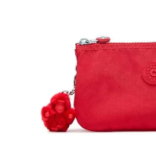 Kipling Women's Creativity Large Pouch Red Rouge | Lightweight Travel Organizer 19cm (7.5in) thumbnail 5