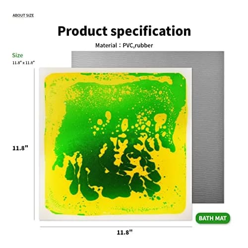 LONGKING Sensory Tiles for Children 12" x 12" | Liquid Floor Tiles for Autism & Play thumbnail 6