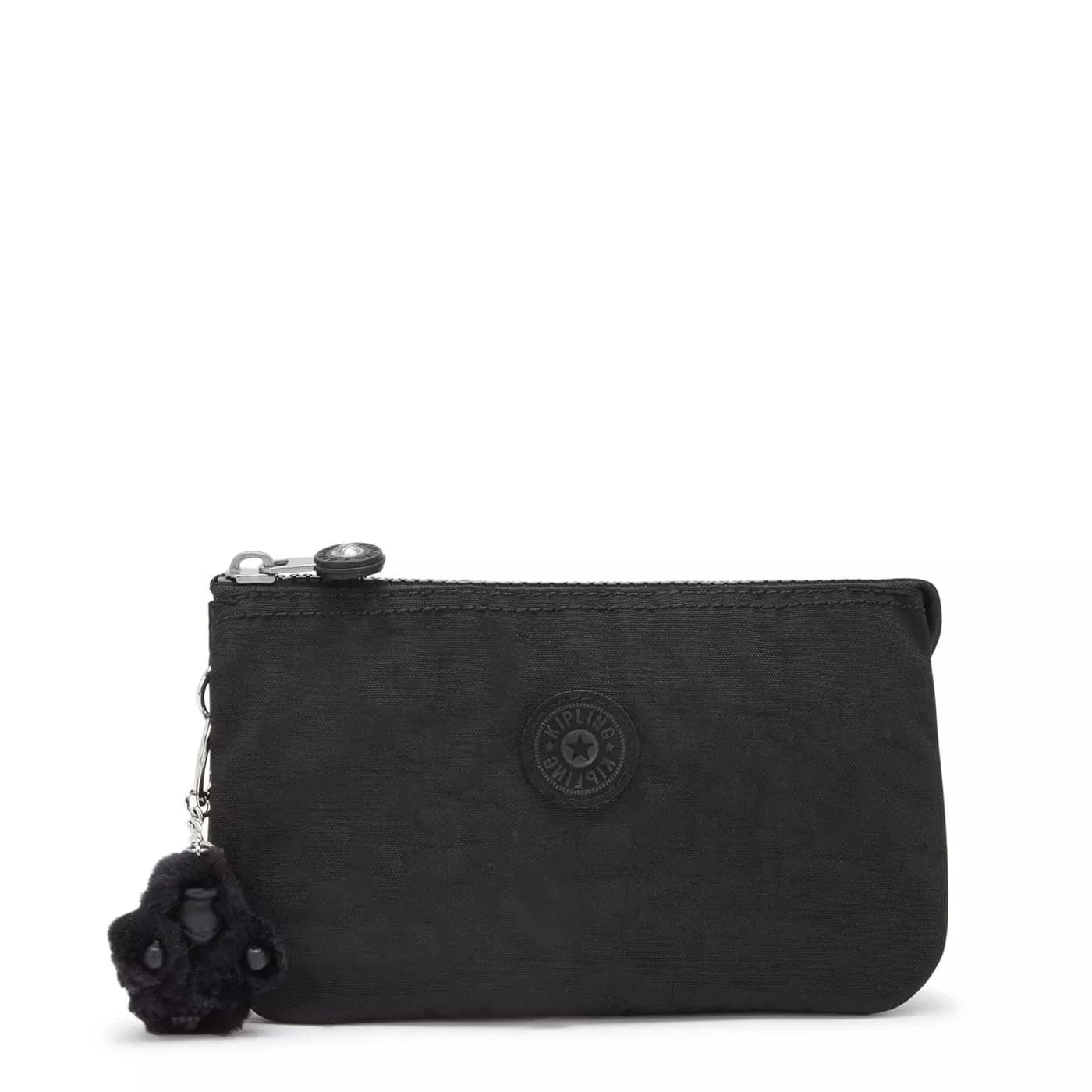 Kipling Creativity Large Pouch, Black Noir | Water Resistant Nylon Travel Organizer - main product image