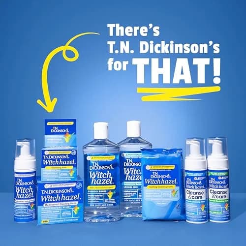 T.N. Dickinson's 100% Natural Witch Hazel Astringent 473ml (16 Fl Oz) | Cleanses & Soothes Skin thumbnail 7