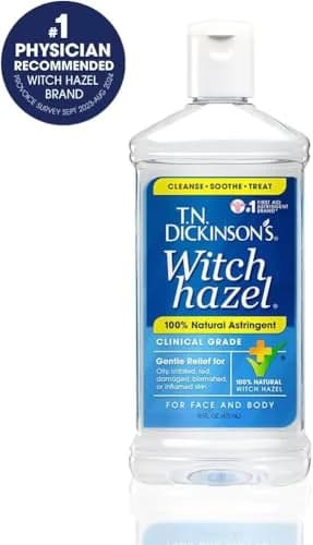 T.N. Dickinson's 100% Natural Witch Hazel Astringent 473ml (16 Fl Oz) | Cleanses & Soothes Skin thumbnail 8