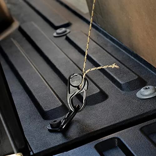 Nite Ize CamJam Cord Tightener with Carabiner Clip - Plastic Carabiner & Stainless Steel Lock - Utility Rope & Cord Tightener - Black thumbnail 8