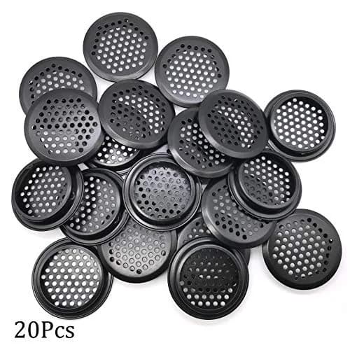 NACX 20Pcs Air Vents 53mm Circular Soffit Vent Stainless Steel Black | Durable Ventilation Solution thumbnail 3