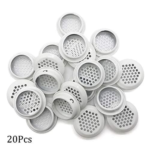 NACX 20Pcs Air Vents 35mm Circular Soffit Vent Stainless Steel White | Durable Ventilation Solution thumbnail 3
