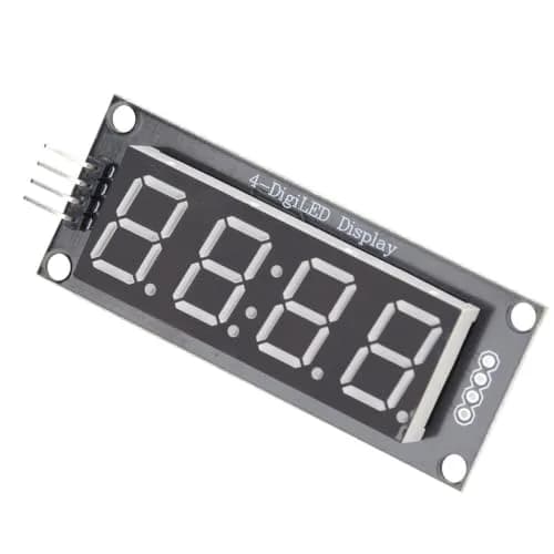 Hyuduo 4-Digit 7-Segment LED Display Module with TM1637 IC, Blue LEDs | Raspberry Pi Compatible thumbnail 7