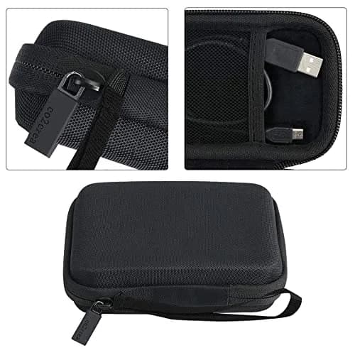 co2CREA Hard Travel Case for Samsung T7 Touch Portable SSD, Black | Shockproof Dustproof Water-Resistant thumbnail 4