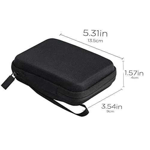 co2CREA Hard Travel Case for Samsung T7 Touch Portable SSD, Black | Shockproof Dustproof Water-Resistant thumbnail 5