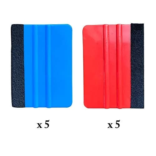 UTSAUTO 14Pcs Felt Edge Squeegee Car Wrapping Tool Kit 100x70mm | Vinyl Wrap, Window Tint, Wallpaper Installation thumbnail 2