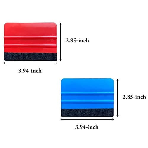 UTSAUTO Felt Edge Squeegee Car Wrapping Tool Kits 4 Inch Vinyl Wrap Squeegee Applicator Tool for Car Vinyl Wrap, Window Tint, Wallpaper, Decal Sticker Installation 4PCS thumbnail 4