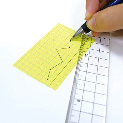 ヤマト Memoc Roll Tape 50mm x 10m Yellow Squared | Grid Tape for Organized Notes thumbnail 5
