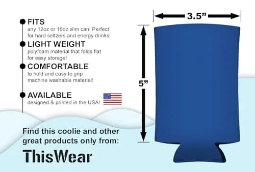 Birthday Gifts For All MAG Since 1996 Slim Can Coolers - 2-Pack | Insulated, Durable & Fits Most 12 oz Cans thumbnail 3