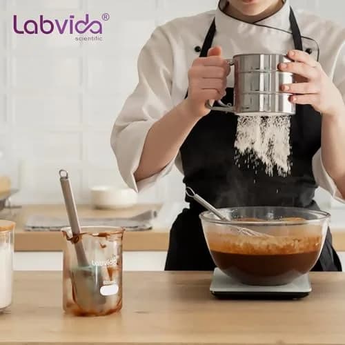 Labvida 4pcs 250ml Borosilicate Glass Beakers | ASTM E960 Compliant, Heat Resistant, Chemical Resistant, 250ml Capacity thumbnail 9