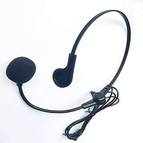 QQC Neck Lavalier Condenser Microphone for Loudspeaker Megaphone 3.5mm Plug, Black | Monaural High Impedance Shielded Cable thumbnail 3