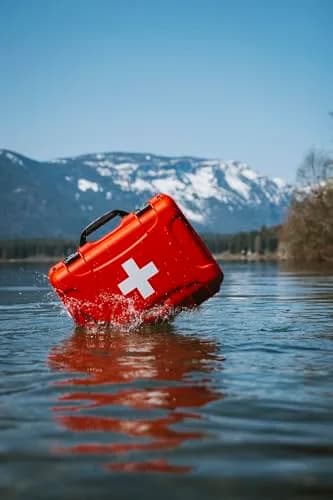 NANUK 904 Waterproof First Aid Box Empty – Durable, Impact-Resistant, IP67-Rated, Floats (8.4" x 6.0" x 3.7") – Red thumbnail 6