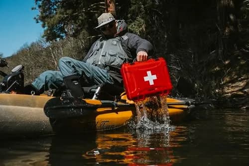 NANUK 904 Waterproof First Aid Box Empty – Durable, Impact-Resistant, IP67-Rated, Floats (8.4" x 6.0" x 3.7") – Red thumbnail 7