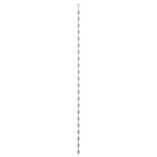 Rain Chains Direct Scallop Rain Chain 8.5 ft | Aluminum Gutter Replacement for Outdoor Décor thumbnail 8