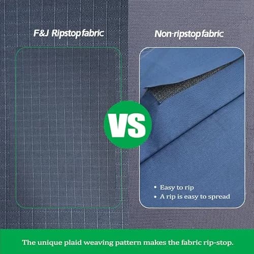 F&J Outdoors Patio Outdoor Furniture Cover, Grey, 86"W x 44"D x 27.5"H | Heavy Duty Waterproof UV Resistant thumbnail 4