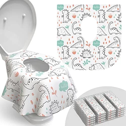 Relyo Disposable Toilet Seat Covers 20 Count (Pack of 1) | Travel-Friendly & TSA-Ready thumbnail 1