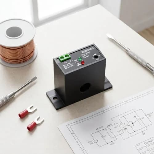 YWBL-WH AC Current Sensing Switch 0.2-30A | Self-Powered Relay for Electrical Panel Protection thumbnail 4