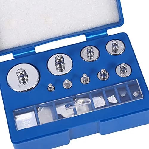Smoostart 17 Pcs Calibration Weights Set 10mg-100g | Precision Stainless Steel for Scale Accuracy thumbnail 7