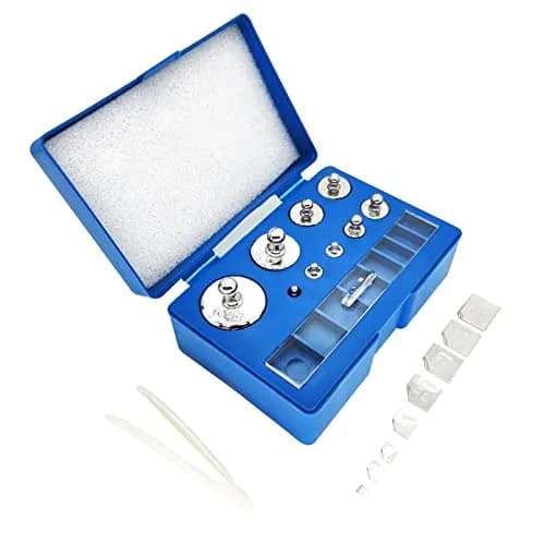 Smoostart 17 Pcs Calibration Weights Set 10mg-100g | Precision Stainless Steel for Scale Accuracy thumbnail 2