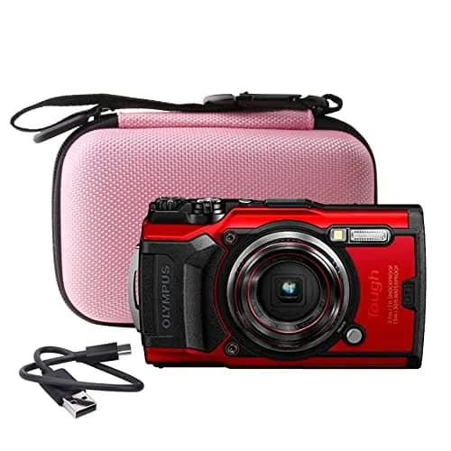 WERJIA Hard Carrying Case for Olympus Tough TG-7/TG-6/TG-5/TG-4 Digital Camera Case (Pink) | Compact & Lightweight Travel Storage thumbnail 6