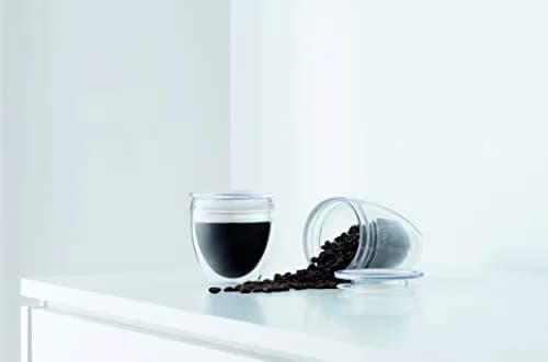 Bodum 10oz Pavina Reusable Double Wall Tumblers with Lid, BPA-Free Plastic, Hot & Cold Drinks, Set of 2 thumbnail 6