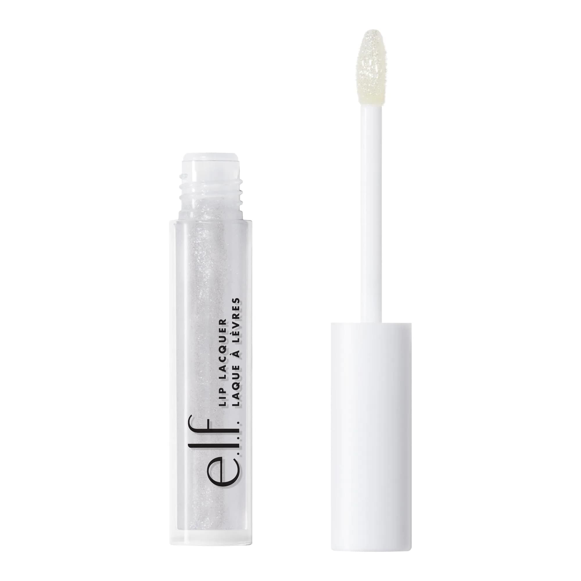 e.l.f. Lip Lacquer, Whisper Pink | High-Shine, Nourishing, Vegan Lip Gloss (0.08 Fl Oz) — Bubbles