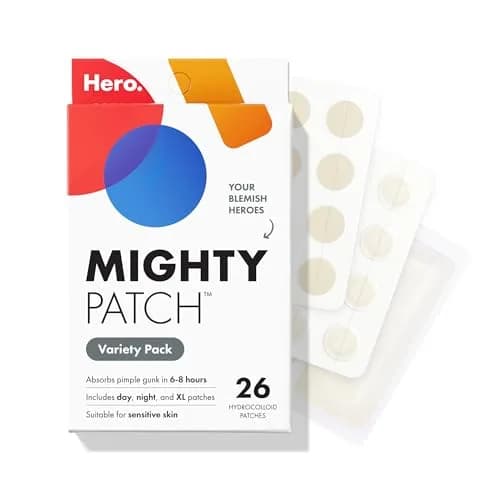 Mighty Patch Acne Pimple Patches 26 Ct | Hydrocolloid Skin Care for Clearer Skin thumbnail 1
