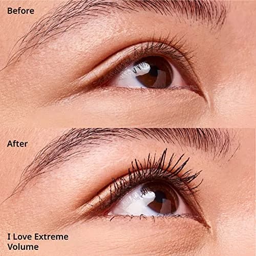 Essence Cosmetics I Love Extreme Volume Mascara Black 1.23 fl oz (36ml) | Flake-Free, Intense Black thumbnail 3