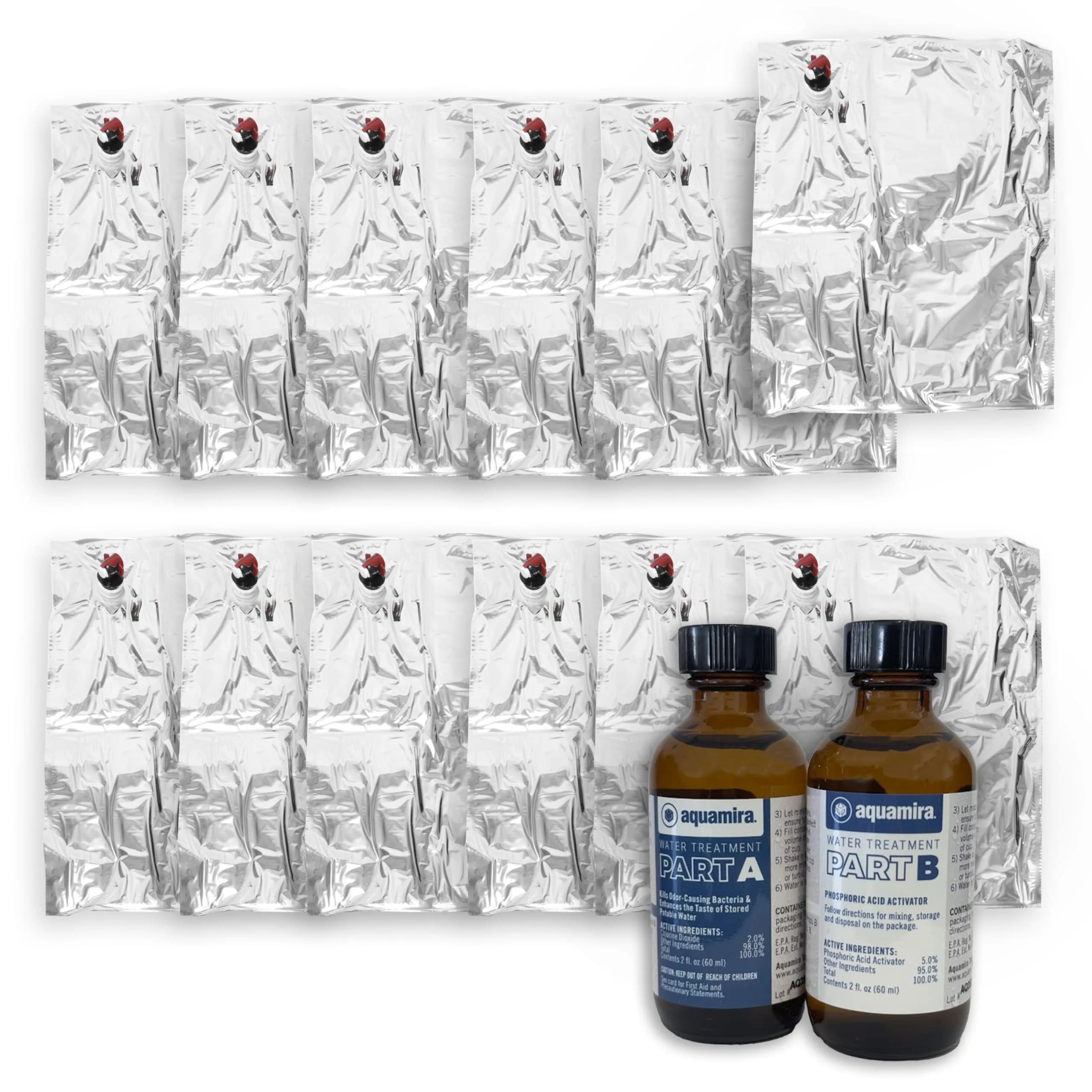 Emergency Zone 60 Gallon Long Term Water Storage System with Aquamira Treatment | 227 L (60 Gallon) - main product image