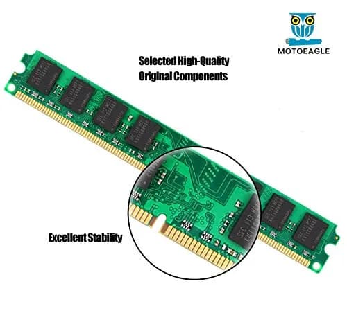 Motoeagle 8GB DDR2 800MHz UDIMM RAM Kit (2x4GB) for Desktop | High Compatibility & Stability thumbnail 2