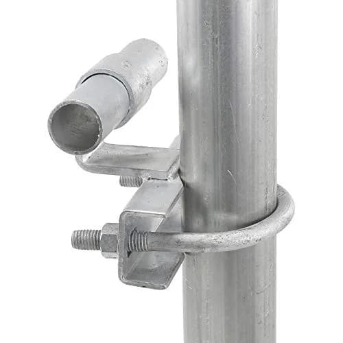Plum Fittings Chain Link Fence Rolling Gate Universal Track Bracket | Rust-Resistant Steel, Adjustable Mount, Easy Installation thumbnail 2