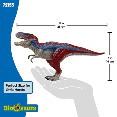 Schleich Tyrannosaurus Rex Toy 15.6 cm (5.5 inch) | Movable Jaw Action Figure for Kids 4+ thumbnail 4