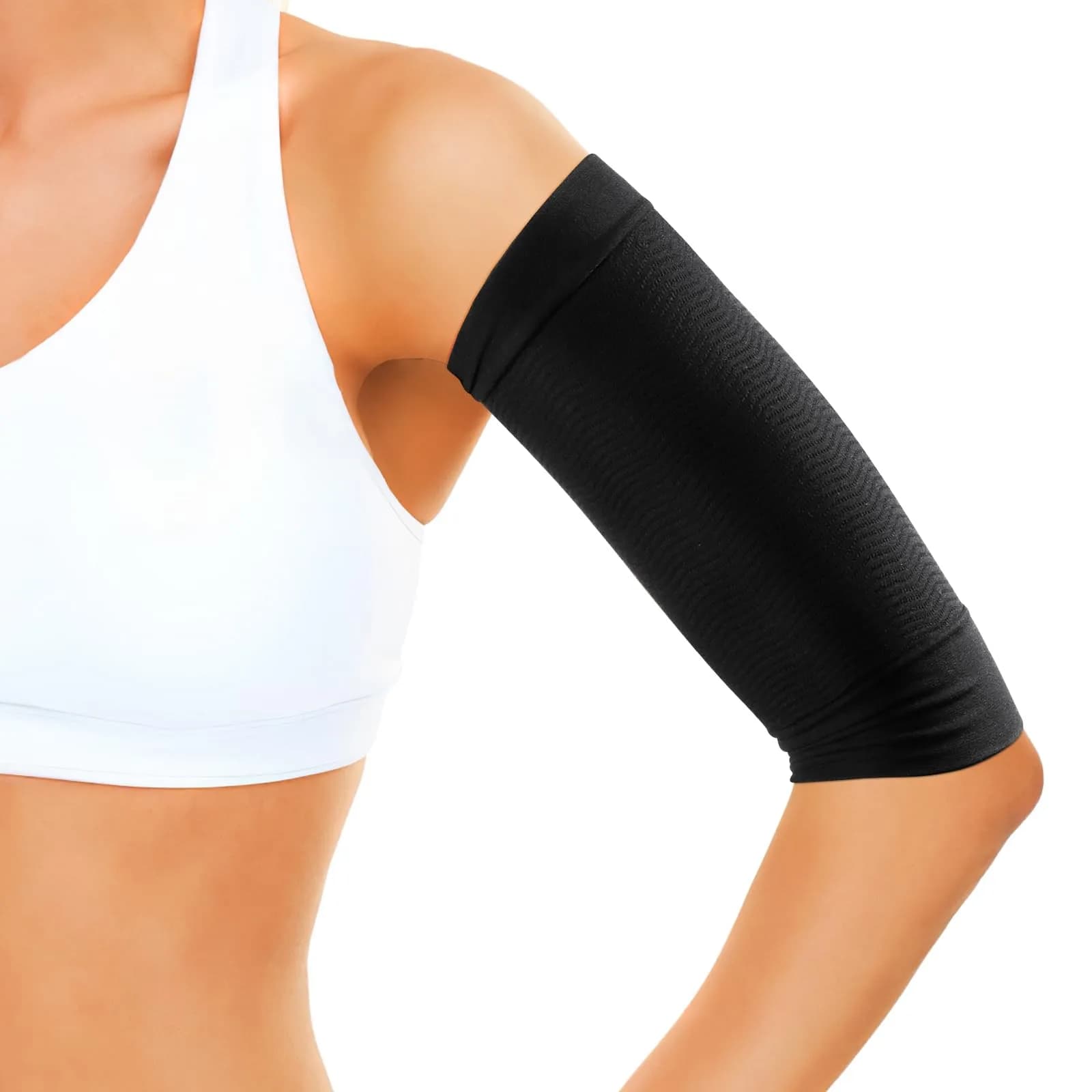 HEALLILY Arm Shaper Wrap Belt Elastic Slimming Support for Women | Breathable Lightweight Arm Support Sleeve to Improve Blood Circulation & Ease Muscle Fatigue