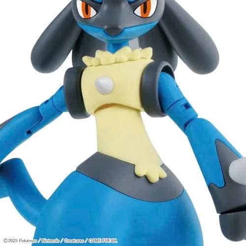 Bandai Hobby Pokémon Riolu & Lucario Model Kit 19.1cm (7.5in) | Poseable Figures for Display thumbnail 7