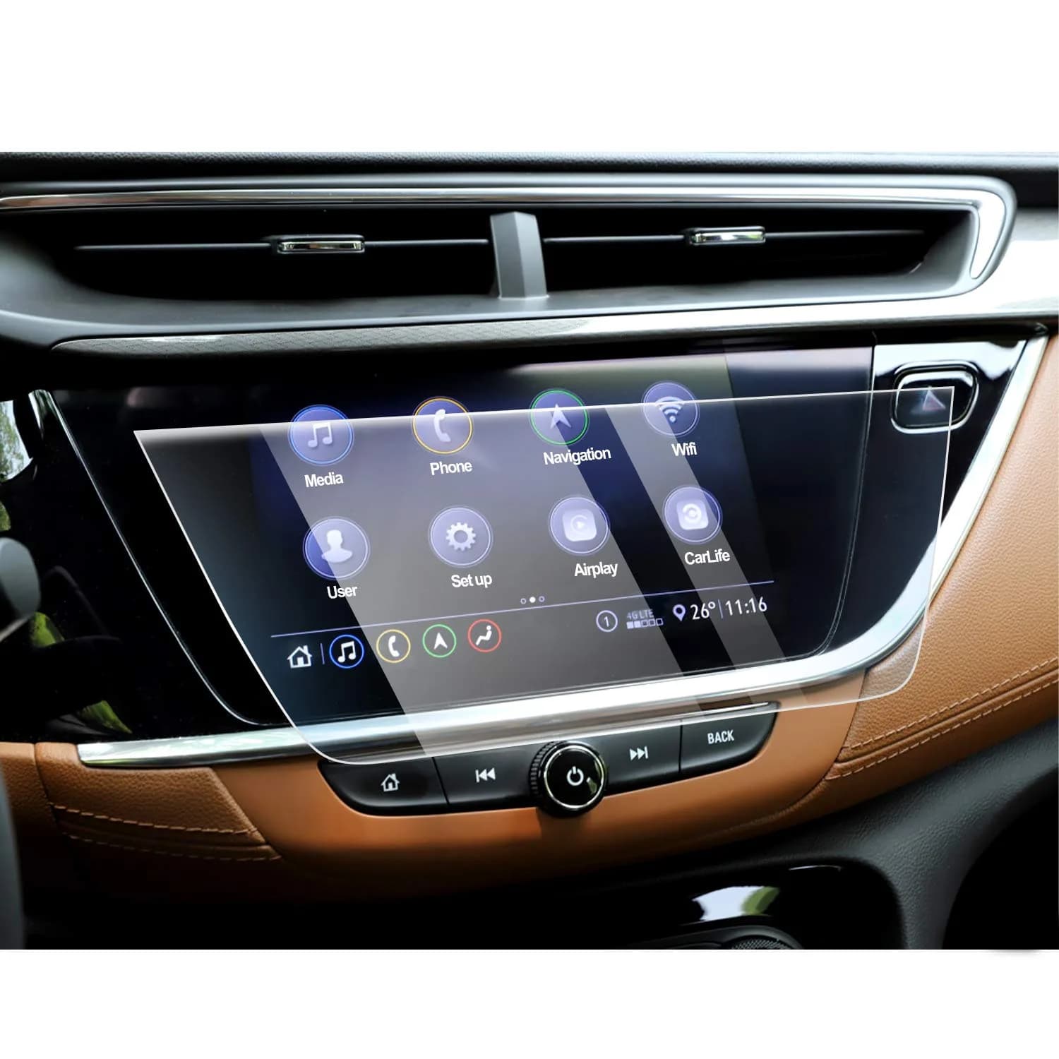 YEE PIN Screen Protector for Buick Envista 2024-2025 | Tempered Glass 9H, 11" & 8" Touchscreen - main product image