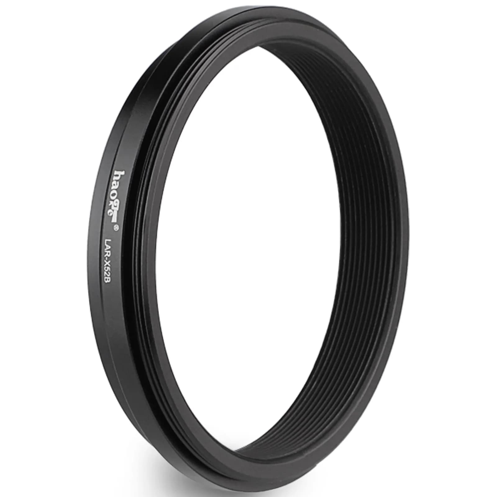 Haoge Black Camera Lens Filter Adapter Ring for Fujifilm X100V X100VI with 49mm Filter Mount