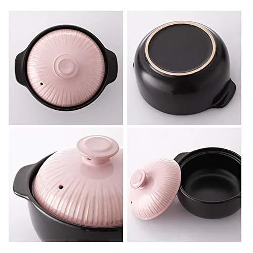Lucia 1000ml Glazed Ceramic Cookware Hot Pot | Heat & Water Resistant - South Korea thumbnail 4
