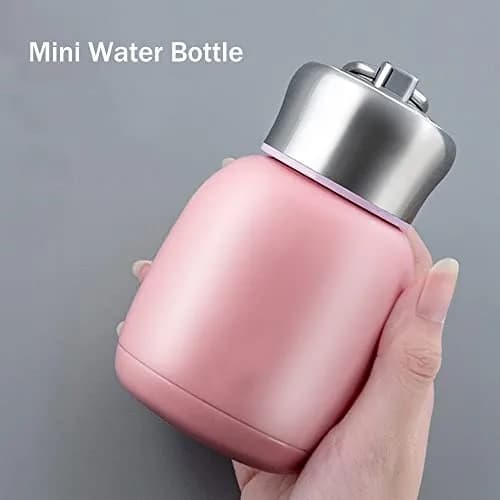 Gets Mini 7 Oz (200ml) Stainless Steel Vacuum Insulated Water Bottle Orange Red | Keeps Drinks Hot for 8 Hrs, Cold for 12 Hrs thumbnail 5