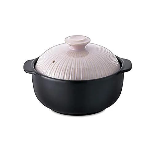 Lucia 1400ml Glazed Ceramic Cookware Hot Pot | Heat & Water Resistant - South Korea thumbnail 1